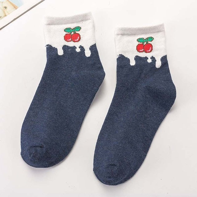 Milky Fruits Socks